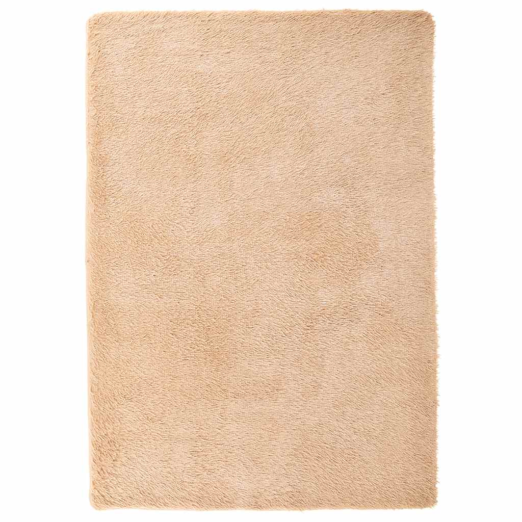 vidaXL Shaggy Rug High Pile NAVARRA Beige 160x230 cm Polyester 2