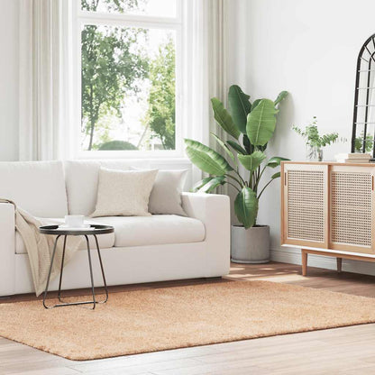 vidaXL Shaggy Rug High Pile NAVARRA Beige 160x230 cm Polyester 1