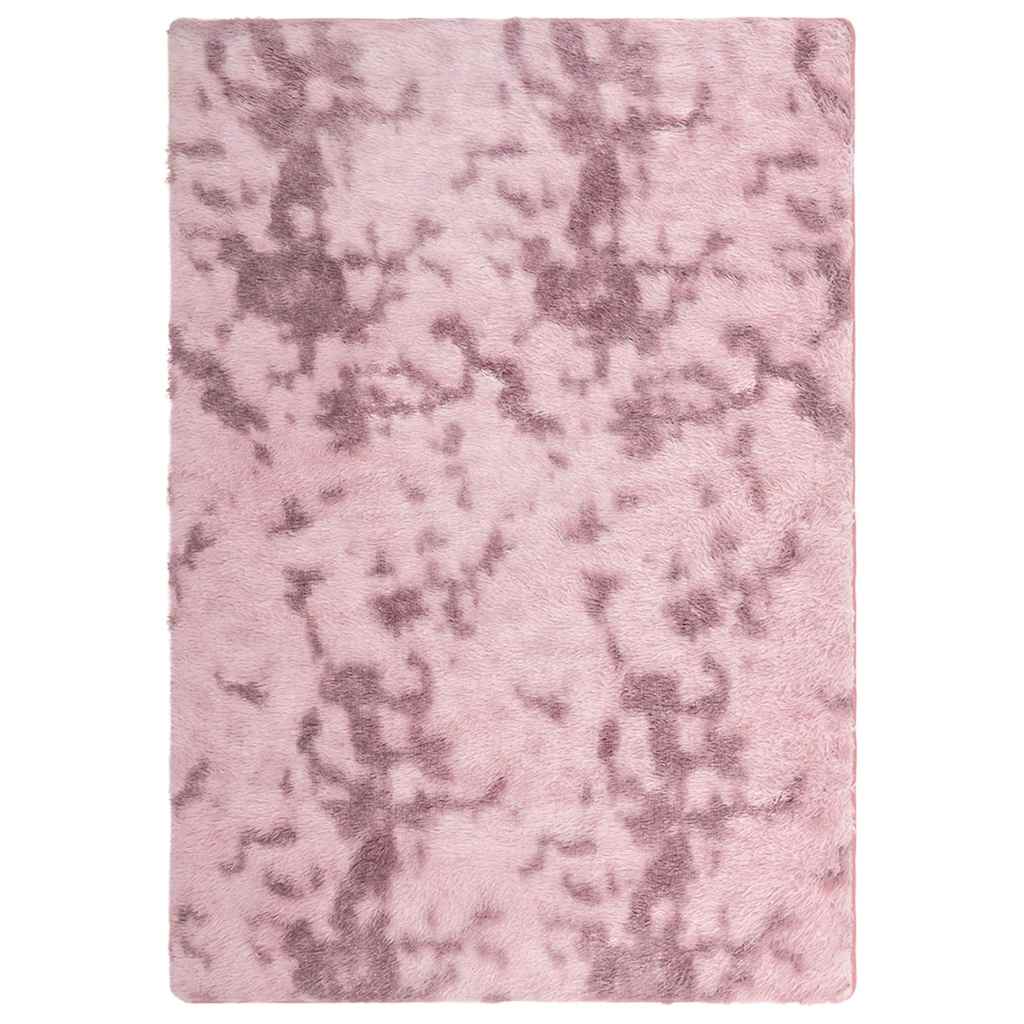 vidaXL Shaggy Rug High Pile NAVARRA Dusty Pink 160x230 cm Polyester 2