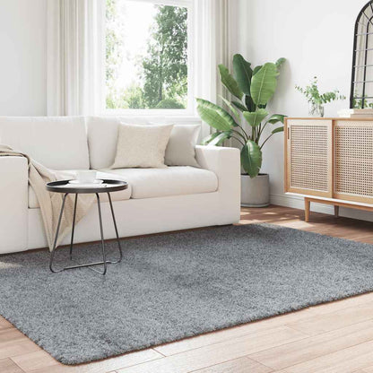 vidaXL Shaggy Rug High Pile NAVARRA Light Grey 160x230 cm Polyester 3