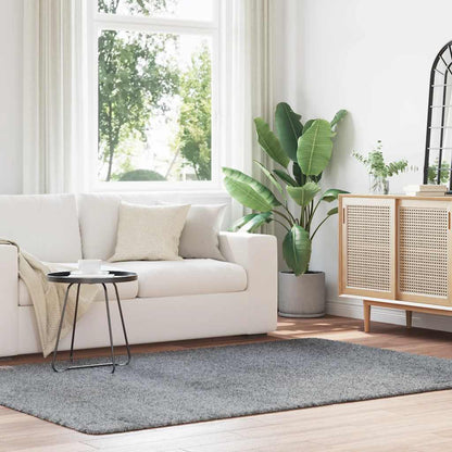 vidaXL Shaggy Rug High Pile NAVARRA Light Grey 160x230 cm Polyester 1