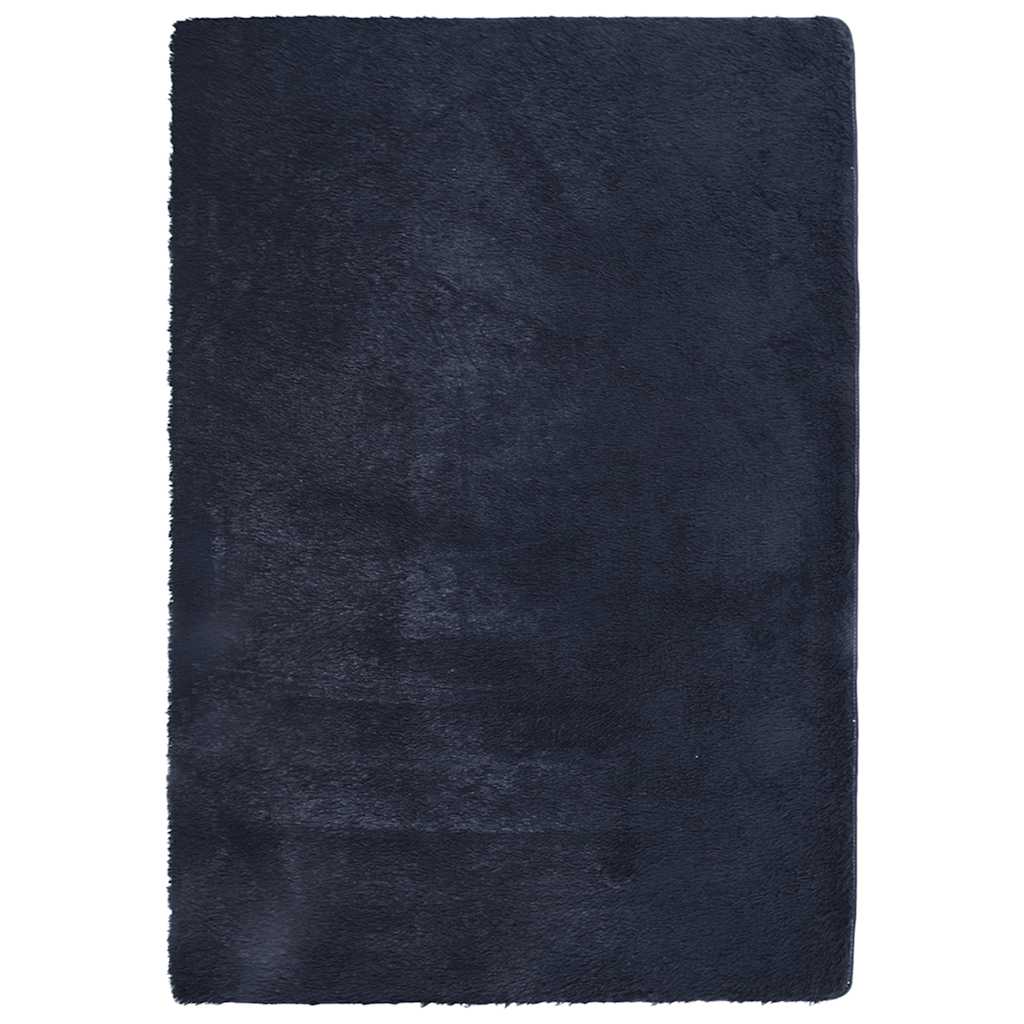 vidaXL Shaggy Rug High Pile NAVARRA Navy 160x230 cm Polyester 2
