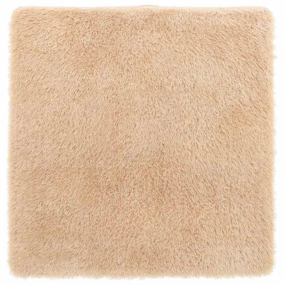 vidaXL Shaggy Rug High Pile NAVARRA Beige 200x200 cm Polyester 2