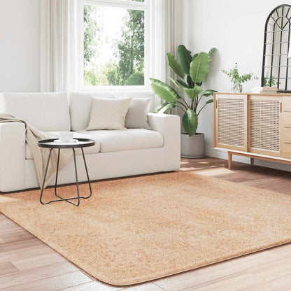 vidaXL Shaggy Rug High Pile NAVARRA Beige 200x200 cm Polyester 3