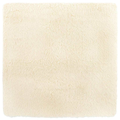 vidaXL Shaggy Rug High Pile NAVARRA Cream 200x200 cm Polyester 2