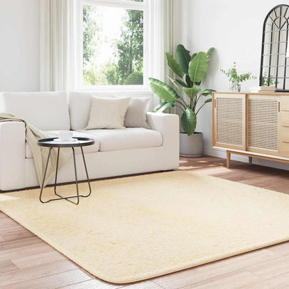 vidaXL Shaggy Rug High Pile NAVARRA Cream 200x200 cm Polyester 3