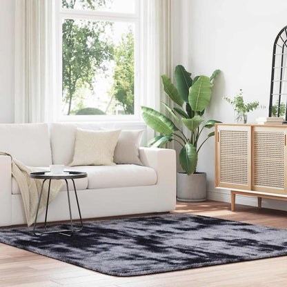 vidaXL Shaggy Rug High Pile NAVARRA Dark Grey 200x200 cm Polyester 1