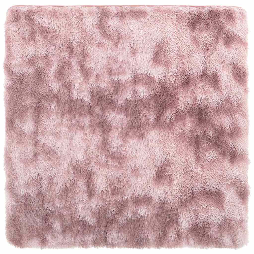vidaXL Shaggy Rug High Pile NAVARRA Dusty Pink 200x200 cm Polyester 2