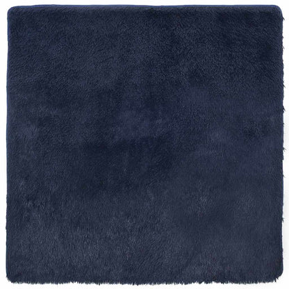 vidaXL Shaggy Rug High Pile NAVARRA Navy 200x200 cm Polyester 2