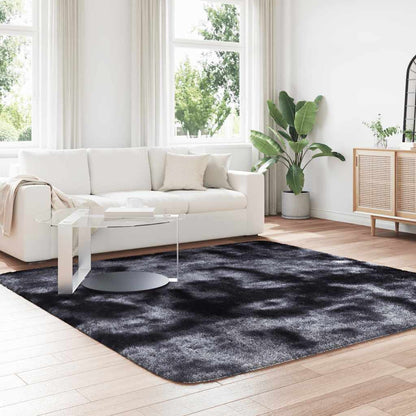 vidaXL Shaggy Rug High Pile NAVARRA Dark Grey 240x240 cm Polyester 3