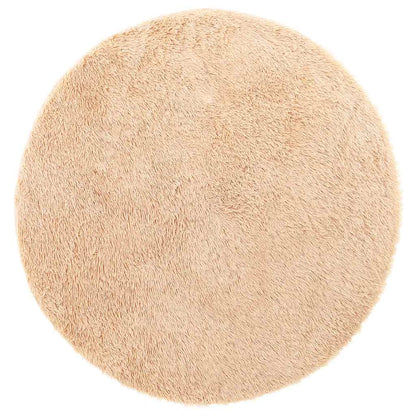 vidaXL Shaggy Rug High Pile NAVARRA Beige 200x200 cm Polyester 2