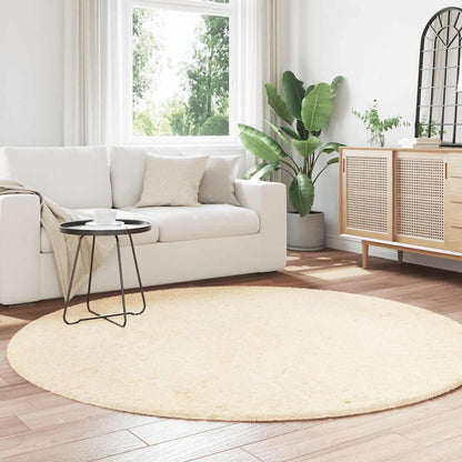 vidaXL Shaggy Rug High Pile NAVARRA Cream 200x200 cm Polyester 3