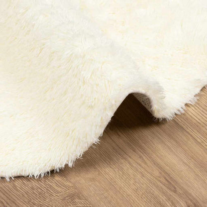 vidaXL Shaggy Rug High Pile NAVARRA Cream 200x200 cm Polyester 5