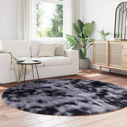 vidaXL Shaggy Rug High Pile NAVARRA Dark Grey 200x200 cm Polyester 3