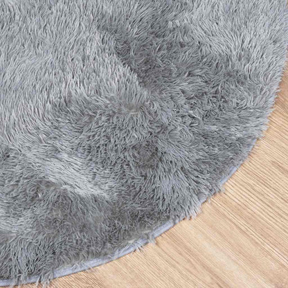 vidaXL Shaggy Rug High Pile NAVARRA Light Grey 200x200 cm Polyester 4