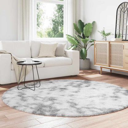 vidaXL Shaggy Rug High Pile NAVARRA Silver Grey 200x200 cm Polyester 3