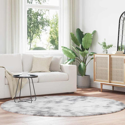 vidaXL Shaggy Rug High Pile NAVARRA Silver Grey 200x200 cm Polyester 1
