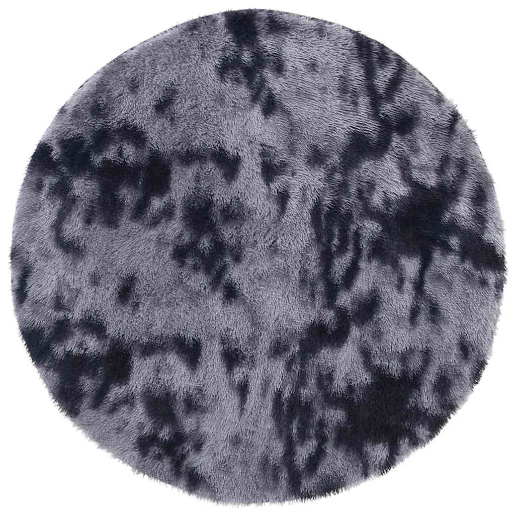 vidaXL Shaggy Rug High Pile NAVARRA Dark Grey 240x240 cm Polyester 2