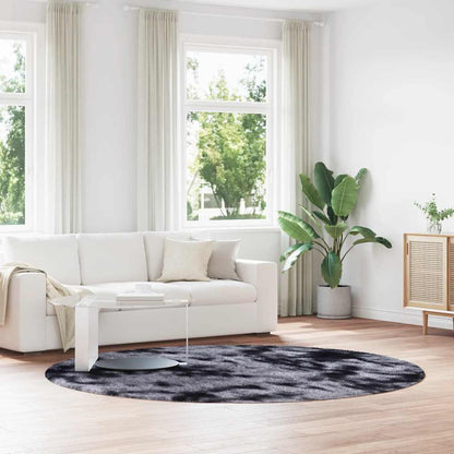 vidaXL Shaggy Rug High Pile NAVARRA Dark Grey 240x240 cm Polyester 1