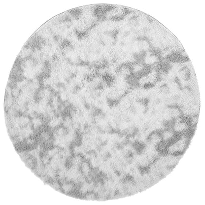 vidaXL Shaggy Rug High Pile NAVARRA Silver Grey 240x240 cm Polyester 2