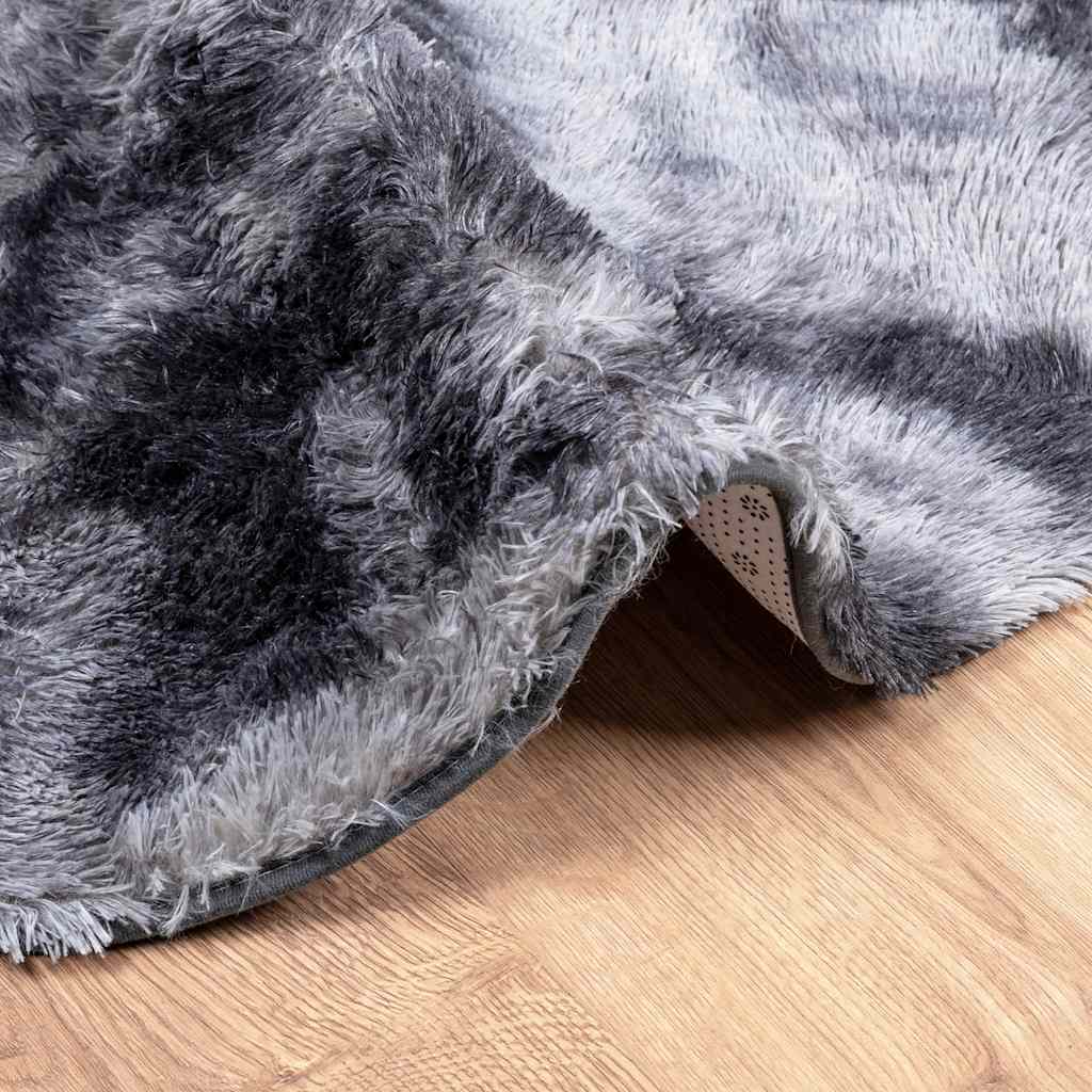 vidaXL Shaggy Rug High Pile NAVARRA Dark Grey 300x200 cm Polyester 5