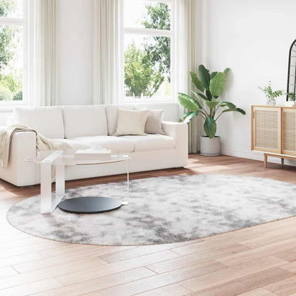 vidaXL Shaggy Rug High Pile NAVARRA Silver Grey 300x200 cm Polyester 3