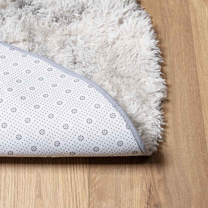 vidaXL Shaggy Rug High Pile NAVARRA Silver Grey 300x200 cm Polyester 6