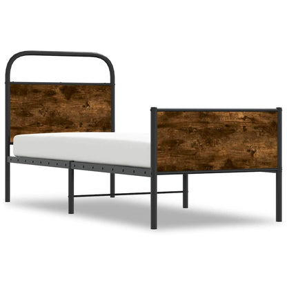 vidaXL Bed Frame without Mattress 80x200 cm Sonoma Oak Engineered Wood 3