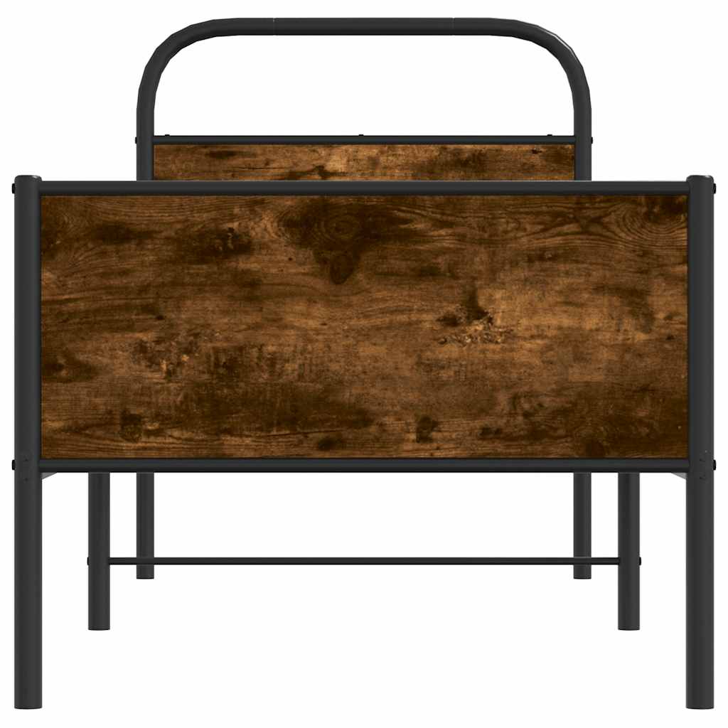 vidaXL Bed Frame without Mattress 80x200 cm Sonoma Oak Engineered Wood 5
