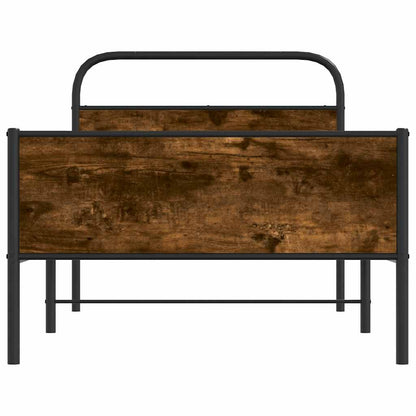 vidaXL Bed Frame without Mattress 90x200 cm Sonoma Oak Engineered Wood 5
