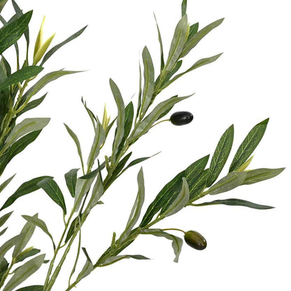 vidaXL Artificial Olive Tree 450 Leaves 120 cm Green 2