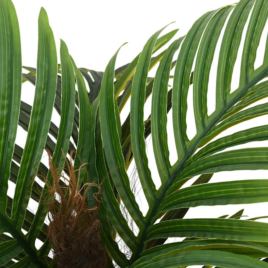 vidaXL Artificial Palm Tree 6 Leaves 100 cm Green 2