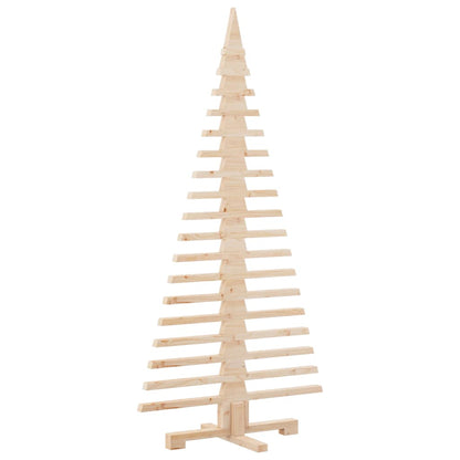 vidaXL Wooden Christmas Tree for Decoration 150 cm Solid Wood Pine 5