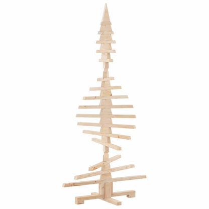 vidaXL Wooden Christmas Tree for Decoration 150 cm Solid Wood Pine 6