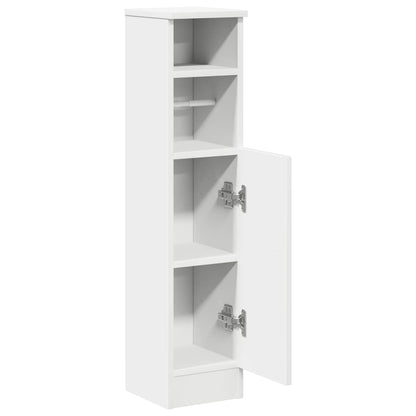 vidaXL Bathroom Cabinet with Roll Holder White 20.5x22x90 cm 5