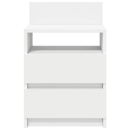 vidaXL Bedside Cabinets 2 pcs with 2 Drawers White 40x33x60 cm 4