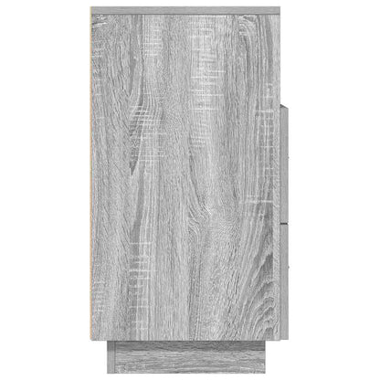 vidaXL Bedside Cabinet with 2 Drawers Grey Sonoma 36x36x68 cm 6
