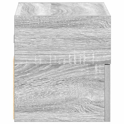 vidaXL Wall-mounted Bedside Cabinets 2 pcs Grey Sonoma 45x26x28.5 cm 6