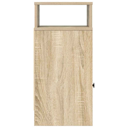 vidaXL Bedside Cabinet with Drawer Sonoma Oak 25x31x66 cm 6