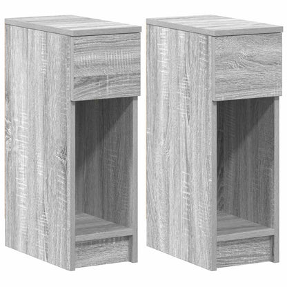 Bedside Cabinet with Drawer 20x36x60 cm Grey sonoma