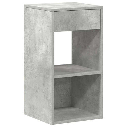 vidaXL Bedside Cabinets with Drawer 2 pcs Concrete Grey 35x34x66.5 cm 5