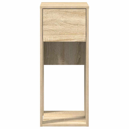 vidaXL Computer Tower Stand with Drawer Sonoma Oak 30x44x74 cm 5