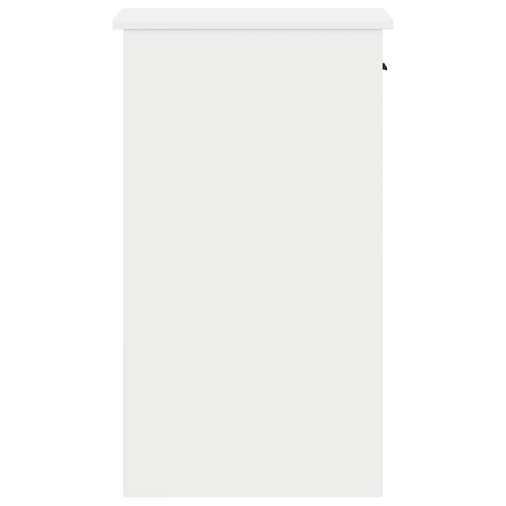 vidaXL Computer Tower Stand with Drawer White 35x45x77 cm 6