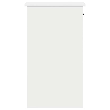 vidaXL Computer Tower Stand with Drawer White 35x45x77 cm 6