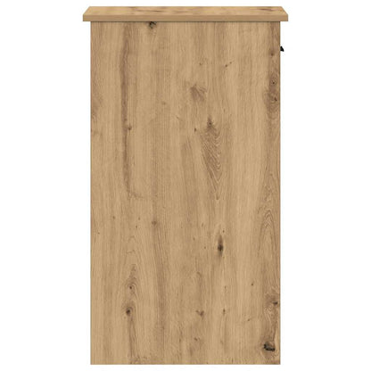 vidaXL Computer Tower Stand with Drawer Artisan Oak 35x45x77 cm 6
