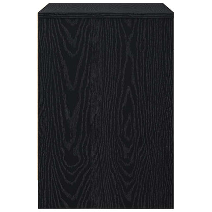 vidaXL Bedside Cabinets 2 pcs with Drawer Black 40x34x50 cm 6