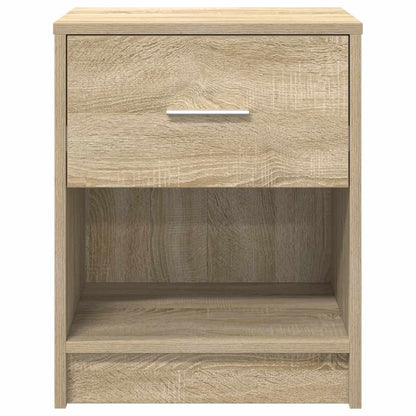 vidaXL Bedside Cabinets 2 pcs with Drawer Sonoma Oak 40x34x50 cm 4