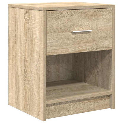 vidaXL Bedside Cabinets 2 pcs with Drawer Sonoma Oak 40x34x50 cm 6