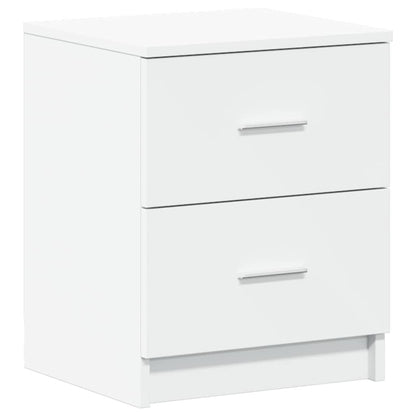 vidaXL Bedside Cabinet with 2 Drawers White 40x36x50 cm 2