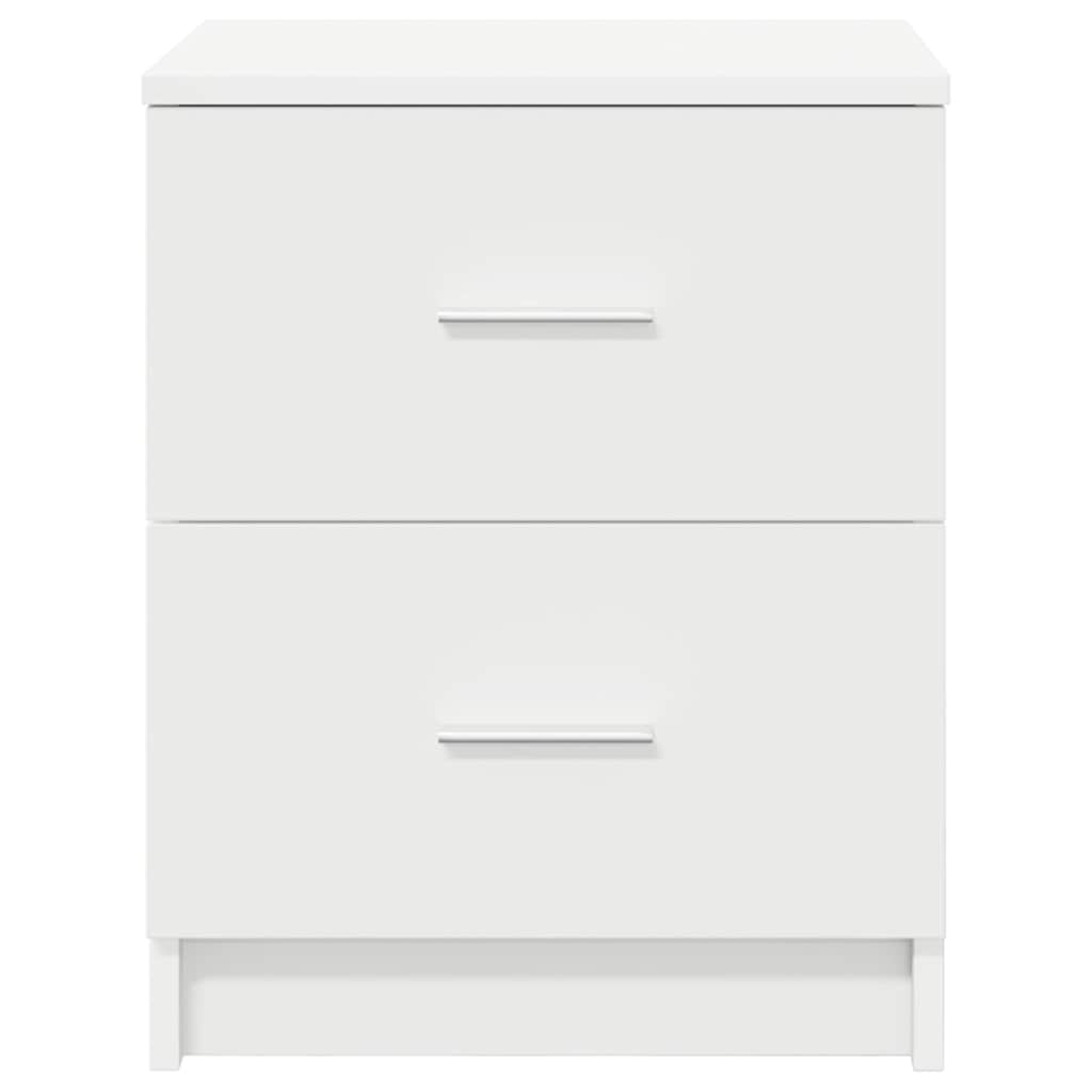 vidaXL Bedside Cabinets 2 pcs with 2 Drawers White 40x36x50 cm 4